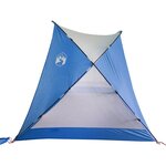 vidaXL Tente de plage bleu azuré 274x178x170/148 cm 185T polyester