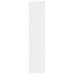 vidaXL Buffet haut blanc 50x41x185 cm bois d'ingénierie