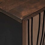 vidaXL Meuble TV Marron 105 x 33 x 46 cm bois de manguier massif