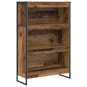 vidaXL Bibliothèque Bois Ancien 80 x 30 x 155 cm Bois d'ingénierie