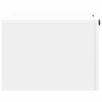 vidaXL Meuble TV mural Blanc 78 5 x 41 x 30 cm Bois d'ingénierie