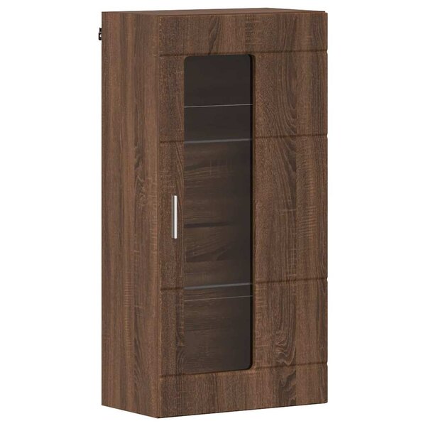 vidaXL Cabinet en Bois Chêne brun 50 x 29 x 100 cm Bois d'ingénierie