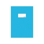 Protège-cahiers format A4 en PP Gravé Etiquette collée Bleu HERMA