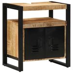 vidaXL Ensemble de mobilier de salle de bain avec étagère 3 Pièces