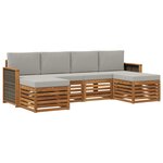 vidaXL Ensemble de canapés d'extérieur 5 pc
