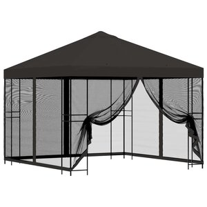 vidaXL Abri de jardin avec parois 3 x 3 m Anthracite