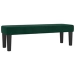 vidaXL Sommier à lattes de lit et matelas Vert foncé 160x200cm Velours