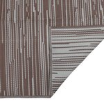 vidaXL Tapis d'extérieur marron 80x250 cm PP