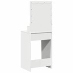 vidaXL Coiffeuse avec étagère Blanc 50 x 41 x 135 cm Bois d'ingénierie