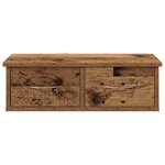 vidaXL Armoire murale vieux bois 60x26x18 5 cm bois d'ingénierie