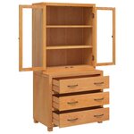 vidaXL Ensemble de meubles de rangement Marron Bois d'ingénierie