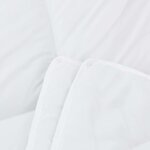 vidaXL Couette Autre avec oreiller 3 Pièces Blanc 240 x 220 cm Microfibre