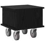 vidaXL Meuble TV Chêne noir 37 x 35 x 35 cm Bois d'ingénierie