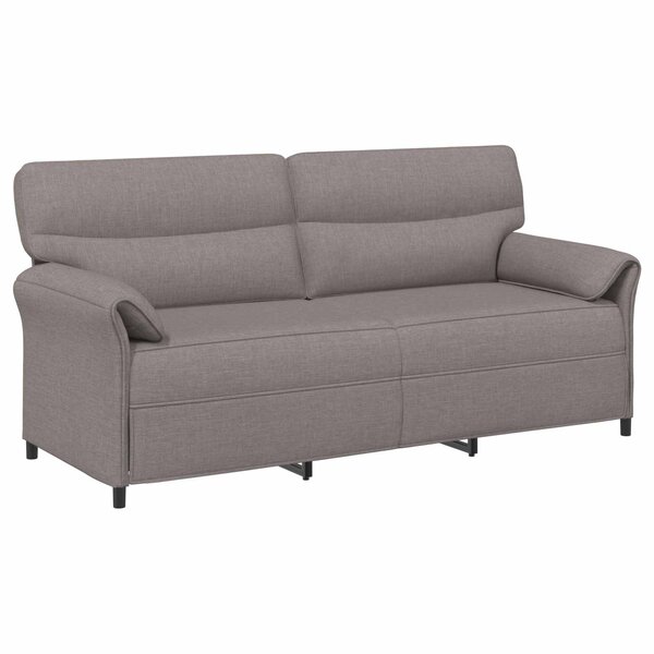 vidaXL Canapé 100  polyester  cadre en métal  MDF  Contreplaqué