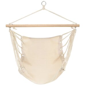 vidaXL Hamac pliable Crème