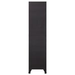 vidaXL Armoire à casiers Anthracite et blanc 90x40x180 cm Acier