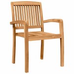 vidaXL Ensemble de salle à manger pour jardin 3 Pièces Marron