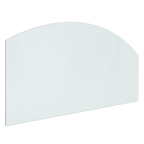 vidaXL Plaque de verre pour cheminée 100x50 cm