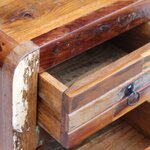 vidaXL Table de chevet Bois de récupération massif 43x33x51 cm