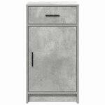 vidaXL Buffet Gris béton 40 x 40.5 x 75 cm Bois d'ingénierie