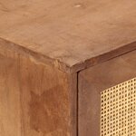vidaXL Buffet 60x35x75 cm Bois de manguier massif
