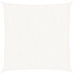 vidaXL Voile d'ombrage 160 g/m² Blanc 2 5x2 5 m PEHD