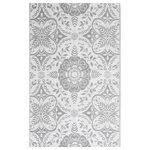 vidaXL Tapis d'extérieur Gris clair 140x200 cm PP