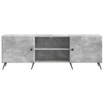 vidaXL Meuble TV Gris béton 150 x 31 x 50 cm Bois d'ingénierie