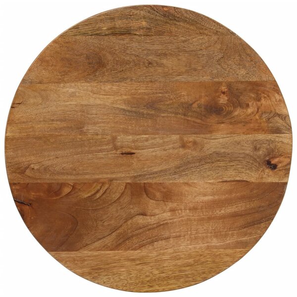 vidaXL Dessus de table Ø 60x2 5 cm rond bois de manguier massif