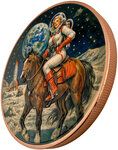 Monnaie LUNAR ON LUNAR 5 Oz Cuivre 100 Francs Cameroon 2026 (PRÉCOMMANDE)