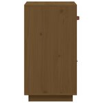 vidaXL Buffet Marron miel 34x40x75 cm Bois massif de pin