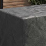 vidaXL Housse pour mobilier d'extérieur Noir 200 x 110 x 70 cm 420D