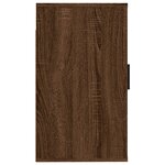 vidaXL Meuble TV mural Chêne marron 40x34 5x60 cm