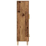 vidaXL Buffet haut vieux bois 70x31x115 cm bois d'ingénierie