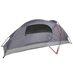 vidaXL Tente de camping à dôme 1 personne orange imperméable