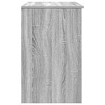 vidaXL Bureau sonoma gris 86x49x76 cm bois d'ingénierie