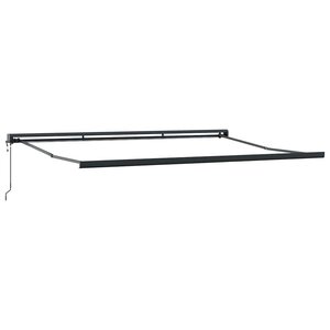 Auvent Anthracite 4 5 × 3 m Métal
