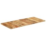vidaXL Dessus de table bois de manguier solide 25-27 mm 140x60 cm