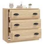 vidaXL Buffet chêne sonoma 70x35 5x67 5 cm bois d'ingénierie