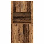 vidaXL Haut meuble Bois ancien 80 x 33 x 150 cm Bois d'ingénierie