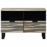 vidaXL Unites TV avec tiroir Blanc 70 x 33 x 46 cm Bois d'ingénierie