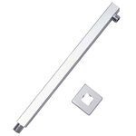 vidaXL Bras de support de douche Carré Inox 201 Argenté 40 cm