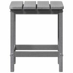vidaXL Table d'appoint Adirondack Gris clair 38 x 38 x 46 cm HDPE