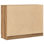 vidaXL Buffet chêne artisanal 90 5x30x70 cm bois d'ingénierie