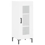 vidaXL Buffet haut Blanc 34 5x34x180 cm Bois d'ingénierie
