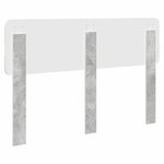 vidaXL Tête de lit Gris béton 160 cm Bois d'ingénierie
