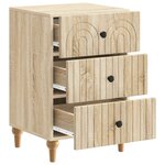 vidaXL Cabinet de chevet Chêne Sonoma 43 x 41 x 66 5 cm