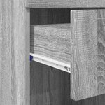 vidaXL Cabinet de salle de bain TULUM Sonoma gris 37 x 31.5 x 82 cm