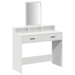 vidaXL Coiffeuse avec tiroir Blanc 100 x 41 x 140 cm Bois d'ingénierie