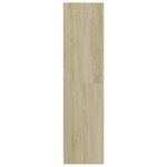 vidaXL Garde-robe Chêne sonoma 100x50x200 cm Bois d'ingénierie